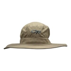 Outdoor Research‎ Boonie Bucket Hat Cap Men's Size M Tan Beige Wide Brim UPF 50+